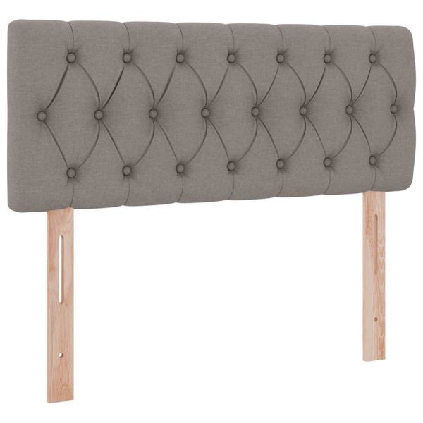 Легло с място за съхранение и матрак Таупе 120 x 200 cm