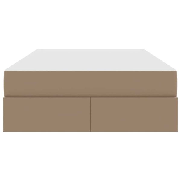 Легло с място за съхранение и матрак Капучино 120 x 200 cm
