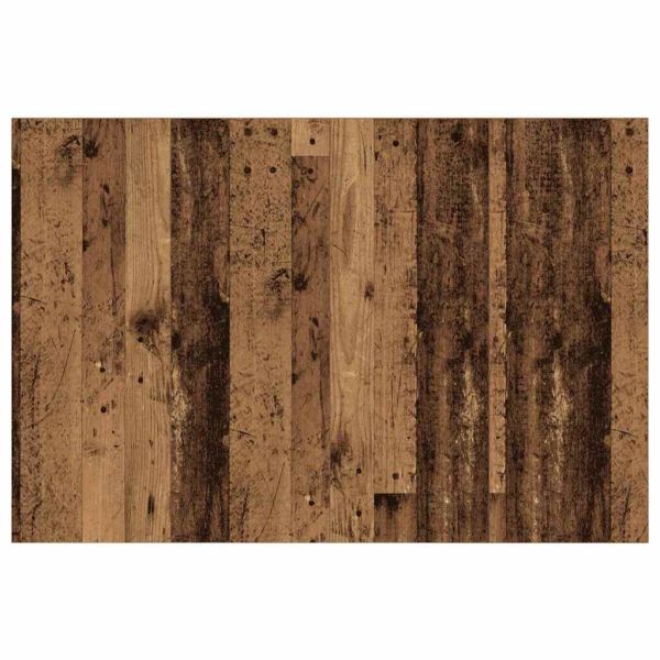 Табла с шкаф с чекмедже 3 pcs Старо дърво Инженерно дърво