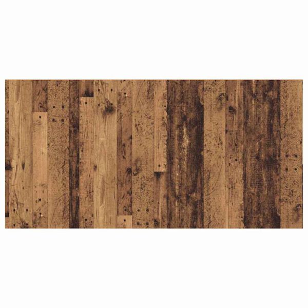 Табла с шкаф с чекмедже 3 pcs Старо дърво Инженерно дърво