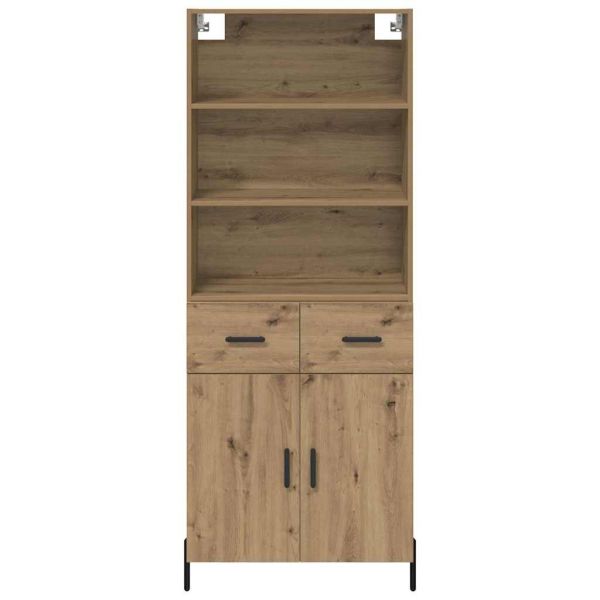 Висок шкаф с чекмедже Дъб 69,5 x 32,5 x 180 см Инженерно дърво
