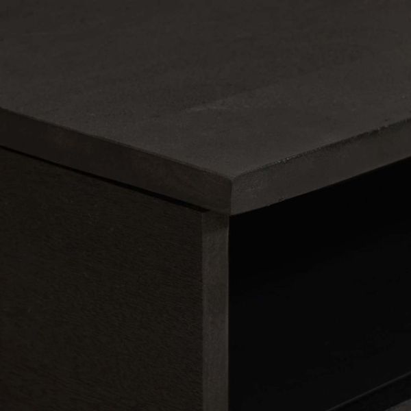 Масичка за кафе Черно 80 x 54 x 40 см Солидно мангово дърво