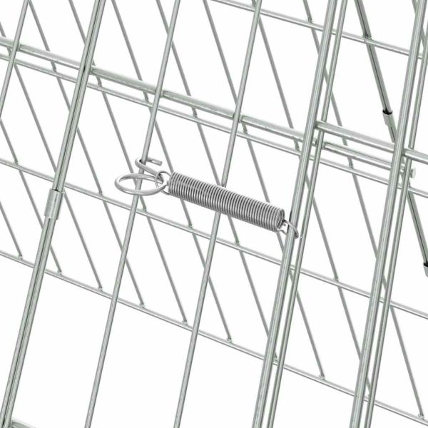 Клетка за заек Сребрист 650 x 55 x 55 см Галванизирана стомана