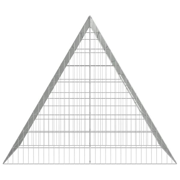 Клетка за заек Сребрист 215 x 100 x 85 см Галванизирана стомана