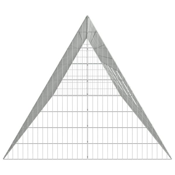 Клетка за заек Сребрист 215 x 100 x 85 см Галванизирана стомана