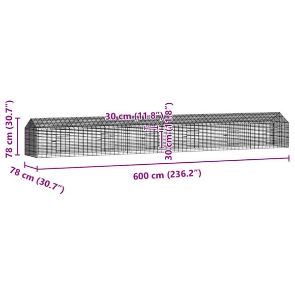 Клетка за заек Сребрист 400 x 78 x 78 см Галванизирана стомана