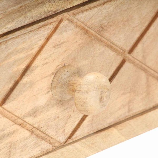 Тоалетка, 100x50x76 см, мангово дърво масив