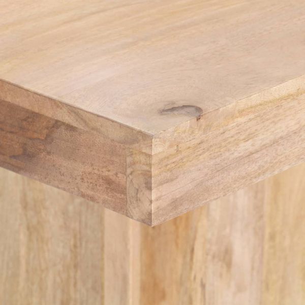 Трапезна маса, 120x120x77 cм, мангово дърво масив