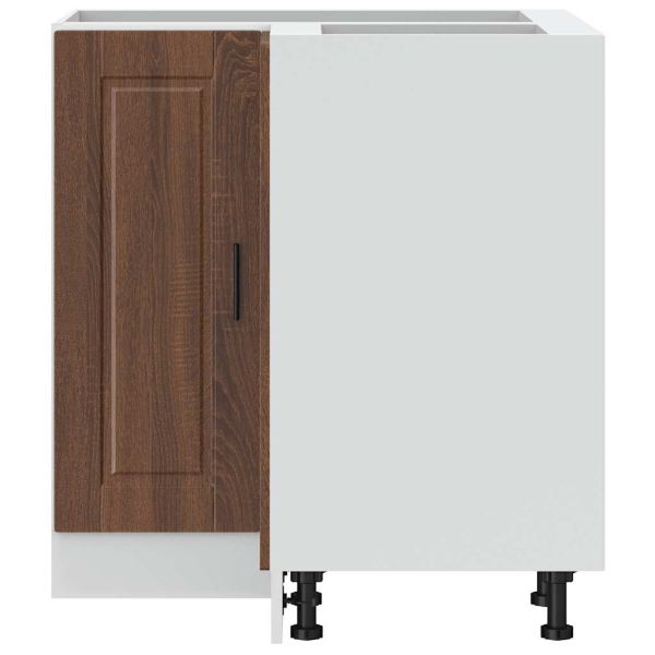 Кухненски ъглов шкаф Porto, кафяв дъб, инженерно дърво