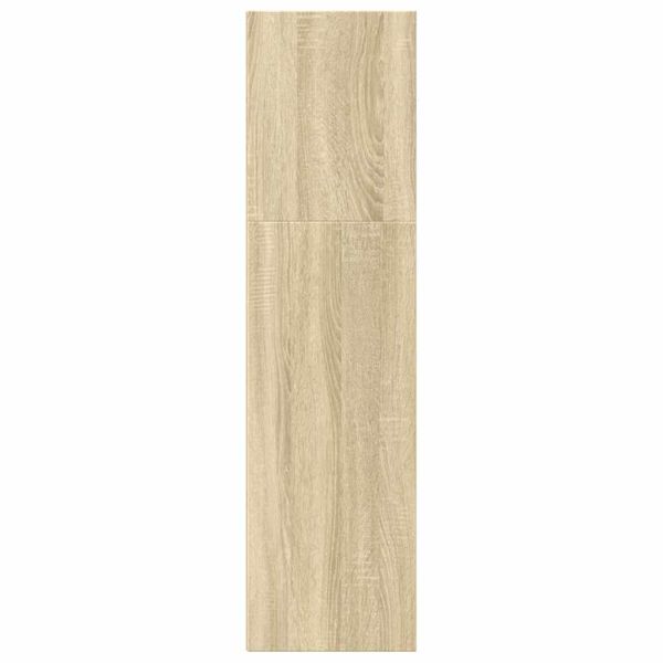 Библиотека, сонома дъб, 60x30x114 см, инженерно дърво