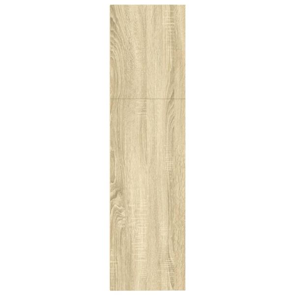 Библиотека, сонома дъб, 80x30x114 см, инженерно дърво