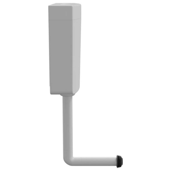 Тоалетно казанче с долен вход за вода, 3/6 л, сиво