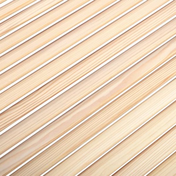 Врата за шкаф с решетен дизайн 99,3x39,4 см борово дърво масив