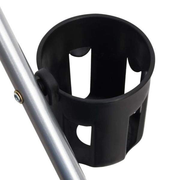 Сгъваема количка за кучета, червена, 76x50x100 см Оксфорд плат