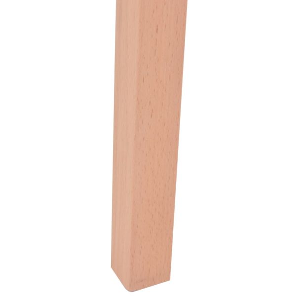 Трапезна маса и столове, 7 части, изкуствена кожа, дъб, кафяво