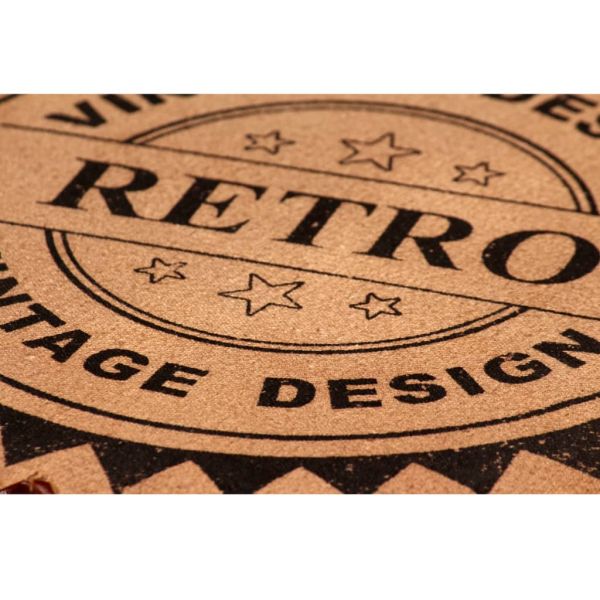 Бар комплект 5 части регенерирано дърво естествена кожа брезент