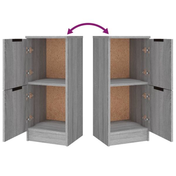 Сайдборди, 3 бр, сив сонома, инженерно дърво