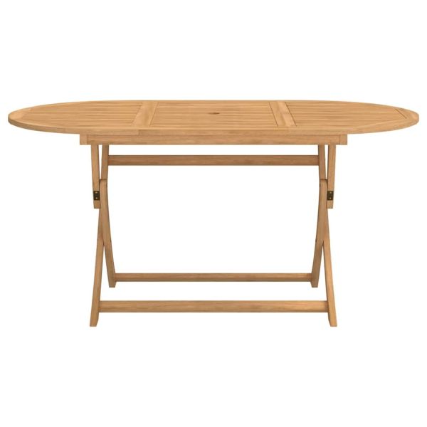 Градински трапезен комплект, 9 части, акациево дърво масив