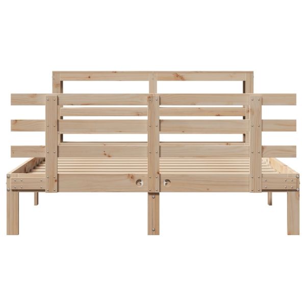 Рамка за легло с табла, 160х200 см, бор масив
