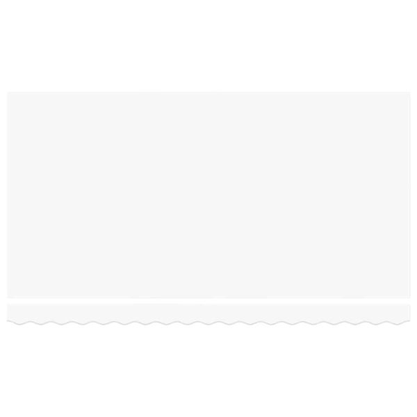 Сгъваем навес Бяло 400 x 200 cm Полиестер и алуминий