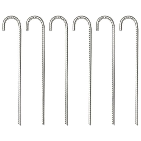Колчета за палатка 6 бр 37 см Ø10 мм поцинкована стомана