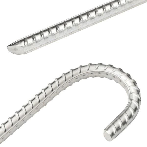 Колчета за палатка 6 бр 37 см Ø10 мм поцинкована стомана