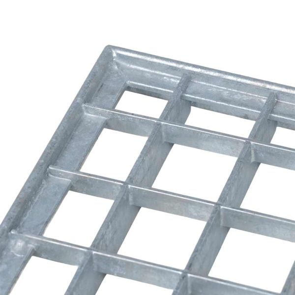 Решетка Сребрист 50 x 35 x 2 см Горещо поцинкована стомана