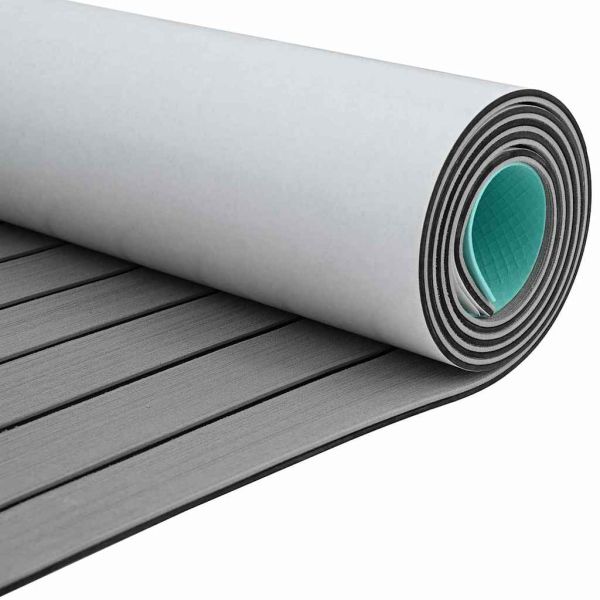 Корабно покритие светлосиво и черно 240 x 90 см EVA пяна