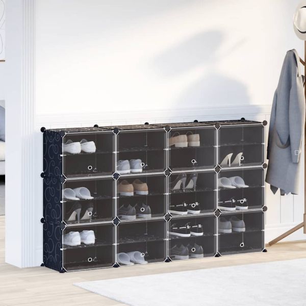 Органайзер за кубчета за съхранение с 12 кубчета и вратички