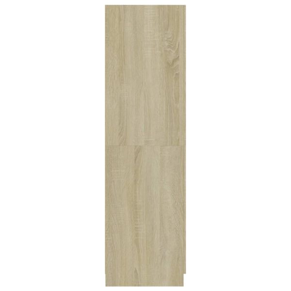 Гардероб, дъб сонома, 80x52x180 см, инженерно дърво