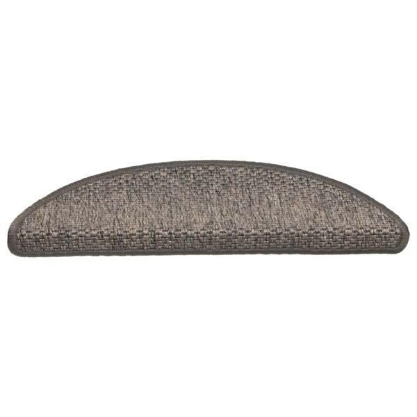 Самозалепващи стелки за стълби сизал 30 бр 56x17x3 см