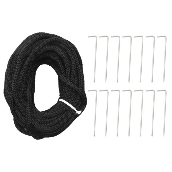 Коледна елха на флагщок, топло бяло, 1134 LED, 800 см