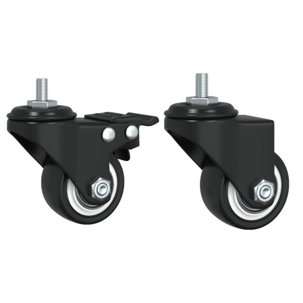 Кухненска количка, опушен дъб, 60x41x76 см, инженерно дърво