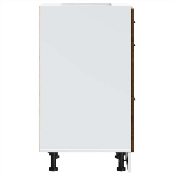 Кухненски шкаф Porto, кафяв дъб, инженерна дървесина