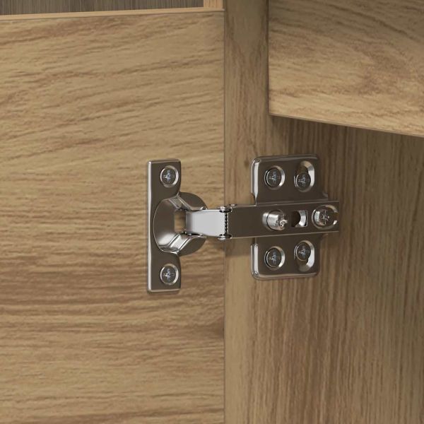 Ъглово бюро дъб Artisan 145x100x76 cm Инженерна дървесина