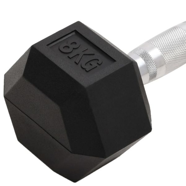 Дъмбели, 2 бр, 16 кг, изцяло от чугун