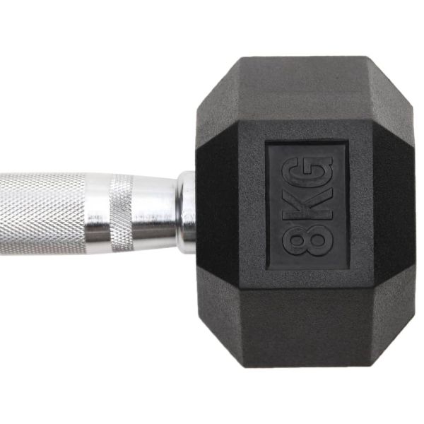 Дъмбели, 2 бр, 16 кг, изцяло от чугун