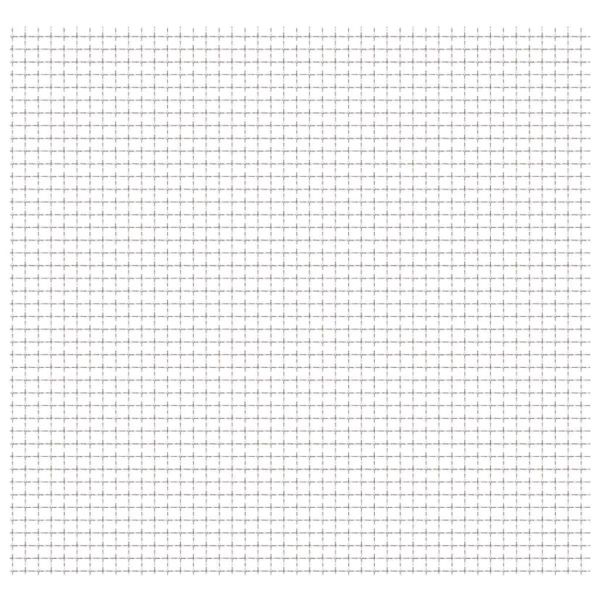 Гофрирана мрежа, неръждаема стомана, 50x50 см, 31x31x3 мм