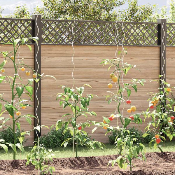 5 бр Спирални колчета за растения, 170 см, поцинкована стомана