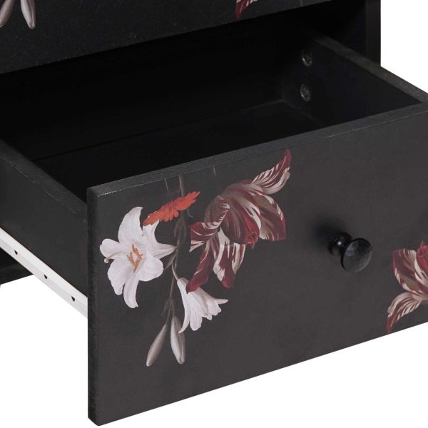 Нощно шкафче с чекмедже 2 pcs Кафяво 40 x 33,5 x 46 см