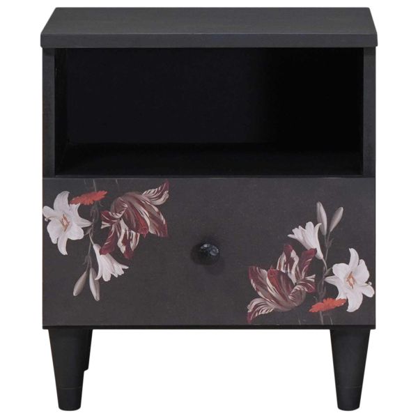 Нощно шкафче Кафяво 40 x 33 x 46 см Солидно мангово дърво