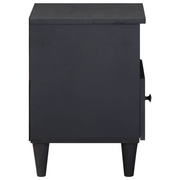 Нощно шкафче Кафяво 40 x 33 x 46 см Солидно мангово дърво