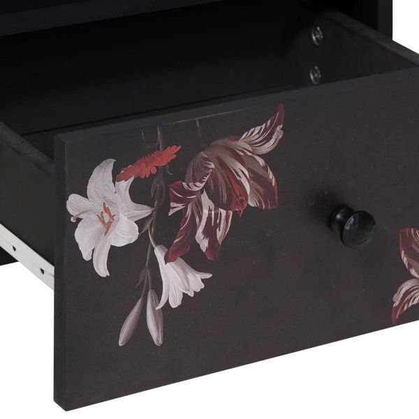 Нощно шкафче 2 pcs Кафяво 40 x 33 x 46 см Солидно мангово дърво