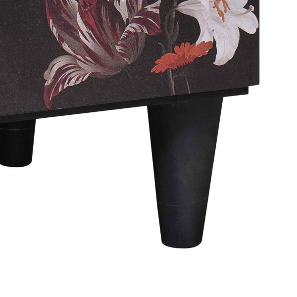 Нощно шкафче 2 pcs Кафяво 40 x 33 x 46 см Солидно мангово дърво