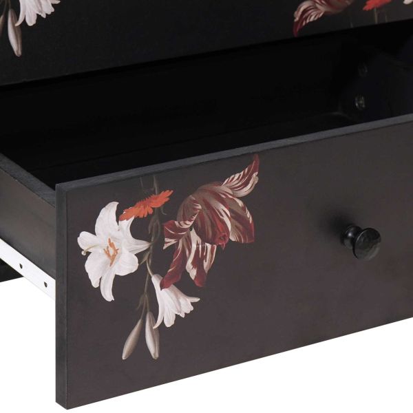 Нощно шкафче Многоцветен 50 x 33 x 60 см Солидно мангово дърво