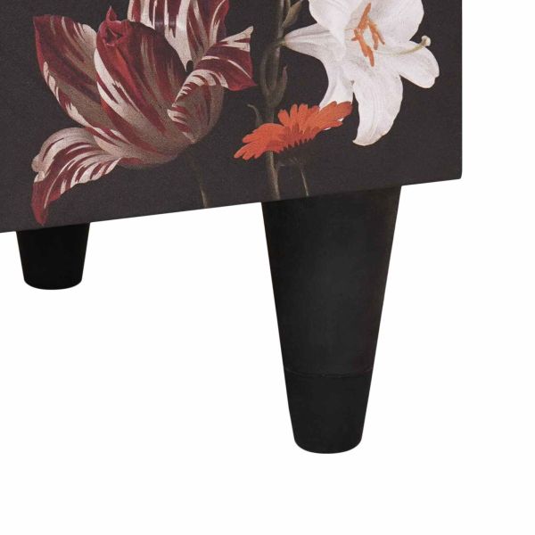 Нощно шкафче Многоцветен 50 x 33 x 60 см Солидно мангово дърво