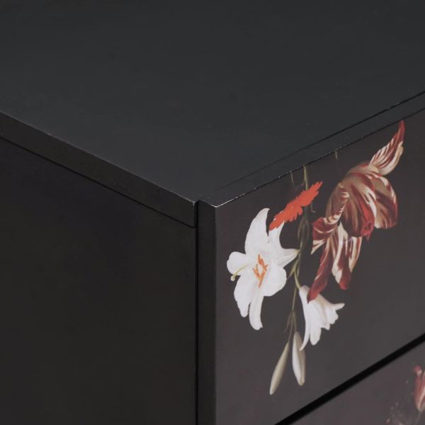 Нощно шкафче Многоцветен 50 x 33 x 60 см Солидно мангово дърво