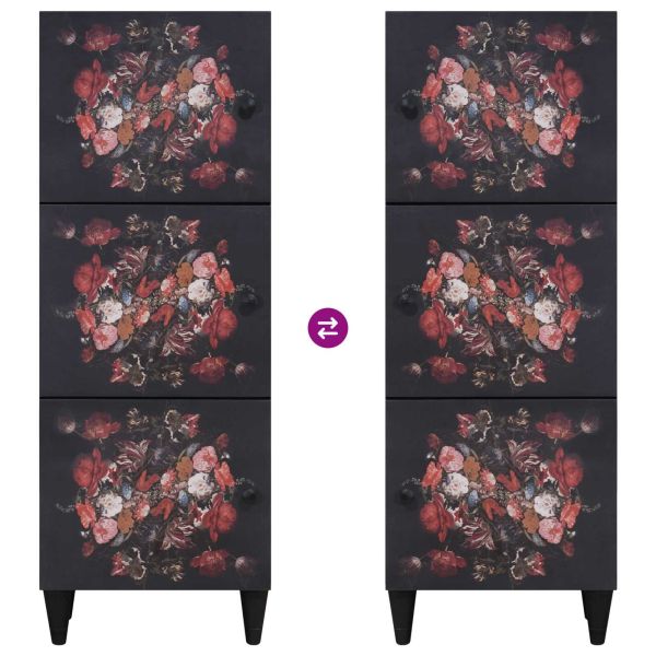 Шкафове за съхранение с врата Многоцветен 40 x 33,5 x 110 см