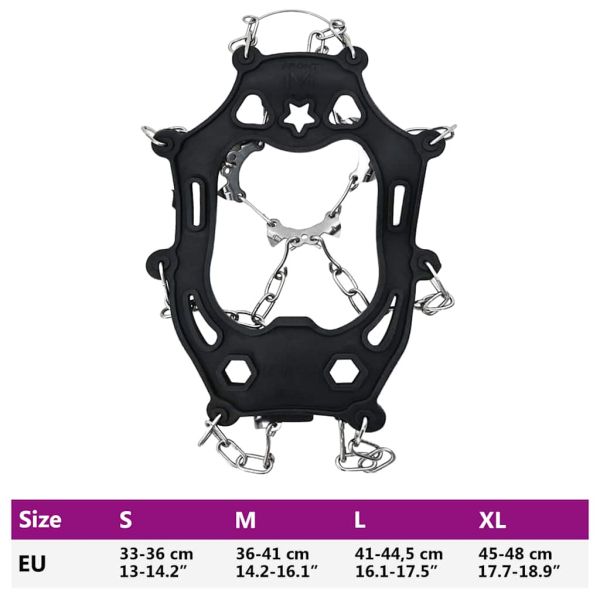 Ледени точки за обувки Черно L