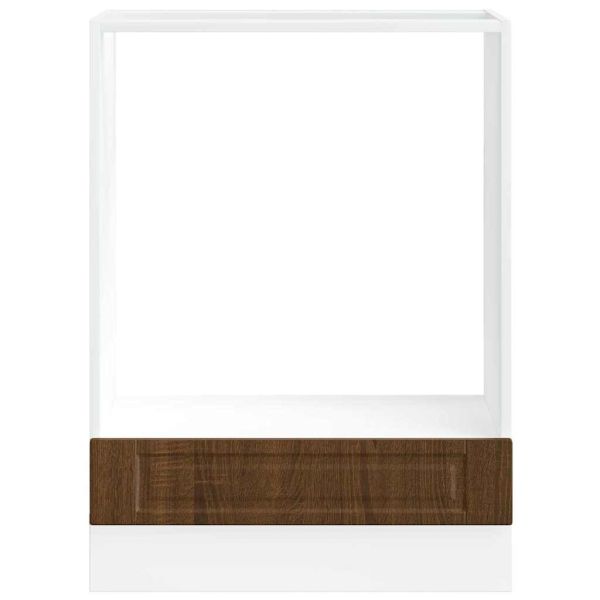 Шкаф за фурна, Porto, кафяв дъб, инженерно дърво